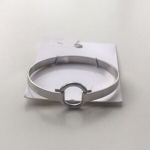 H&M Silver Open Circle Cuff Bracelet bangle